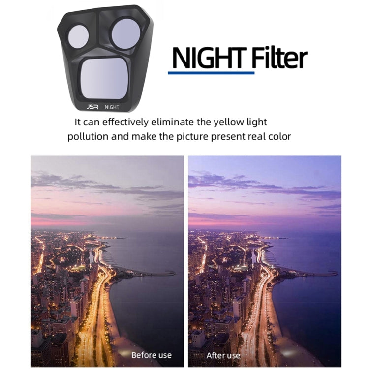 For DJI Mavic 3 Pro JSR GB 3 in 1 CPL ND16 NIGHT Lens Filter - free shipping - PMC TechLife - Order now!
