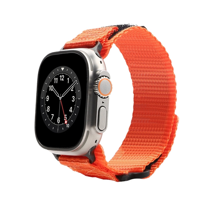 Nylon Two Section Watch Band For Apple Watch SE 2022 40mm(Orange) - Watch Bands by PMC Jewellery | Online Shopping South Africa | PMC Jewellery