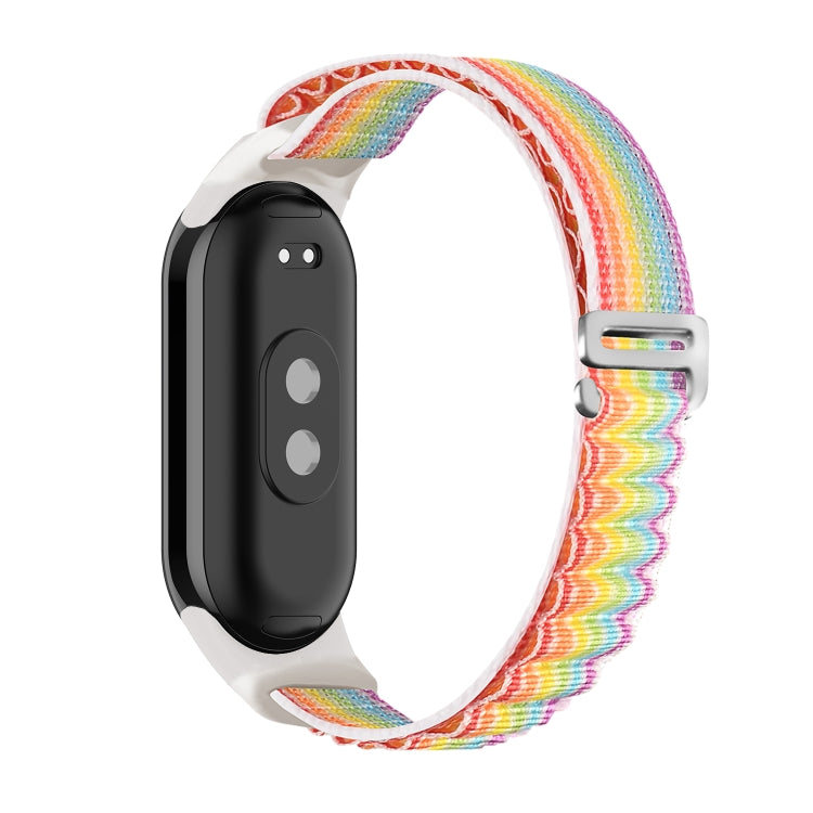 For Xiaomi Mi Band 8 Loop Nylon Watch Band(Colorful) - Watch Bands by PMC Jewellery | Online Shopping South Africa | PMC Jewellery