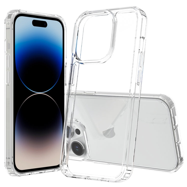 For iPhone 15 Pro Scratchproof Acrylic TPU Phone Case(Transparent) - free shipping - PMC TechLife - Order now!