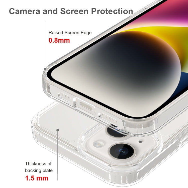 For iPhone 15 Scratchproof Acrylic TPU Phone Case(Black) - free shipping - PMC TechLife - Order now!