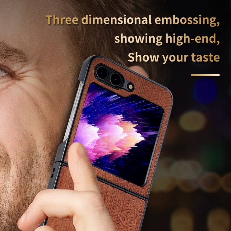 For Samsung Galaxy Z Fold5 AZNS 3D Embossed Skin Feel Phone Case(Blue) - Galaxy Z Fold5 Cases by AZNS | Online Shopping South Africa | PMC TechLife | Buy Now Pay Later Mobicred