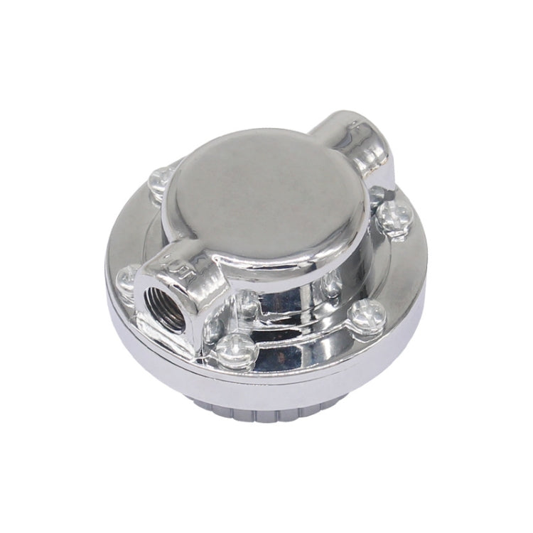 Car 8mm & 10mm Manual Adjustable 1-5psi Fuel Pressure Regulator Valve(Silver) - Engine Fittings by PMC TechLife | Online Shopping South Africa | PMC TechLife