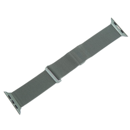 For Apple Watch Ultra 49mm Milanese Metal Magnetic Watch Band(Pine Green) - Watch Bands by PMC Jewellery | Online Shopping South Africa | PMC Jewellery