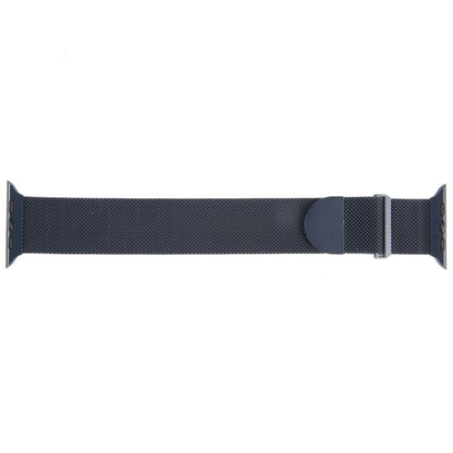 For Apple Watch 8 45mm Milanese Metal Magnetic Watch Band(Midnight Blue) - Watch Bands by PMC Jewellery | Online Shopping South Africa | PMC Jewellery