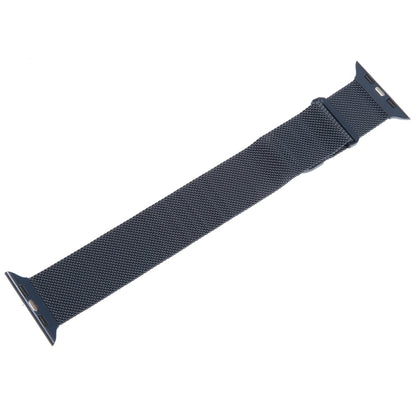 For Apple Watch 8 45mm Milanese Metal Magnetic Watch Band(Midnight Blue) - Watch Bands by PMC Jewellery | Online Shopping South Africa | PMC Jewellery