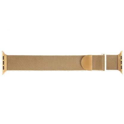 For Apple Watch 8 45mm Milanese Metal Magnetic Watch Band(Gold) - Watch Bands by PMC Jewellery | Online Shopping South Africa | PMC Jewellery