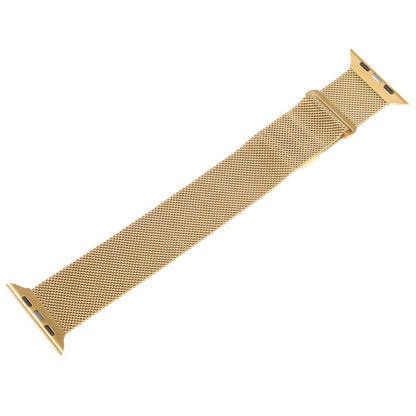 For Apple Watch 8 45mm Milanese Metal Magnetic Watch Band(Gold) - Watch Bands by PMC Jewellery | Online Shopping South Africa | PMC Jewellery