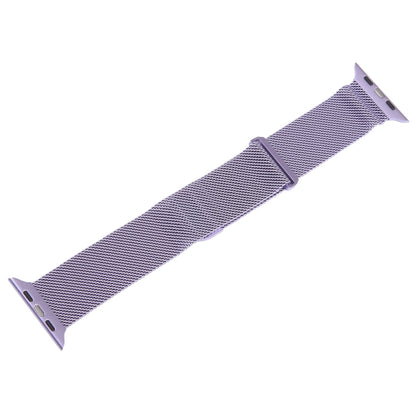 For Apple Watch 8 45mm Milanese Metal Magnetic Watch Band(Lavender Purple) - Watch Bands by PMC Jewellery | Online Shopping South Africa | PMC Jewellery