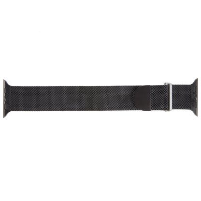 For Apple Watch SE 2022 44mm Milanese Metal Magnetic Watch Band(Black) - Watch Bands by PMC Jewellery | Online Shopping South Africa | PMC Jewellery