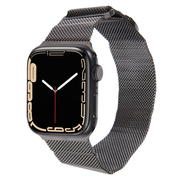 For Apple Watch SE 40mm Milanese Metal Magnetic Watch Band(Gunmetal) - Watch Bands by PMC Jewellery | Online Shopping South Africa | PMC Jewellery