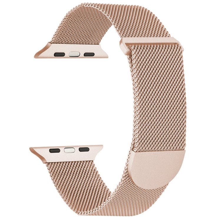 For Apple Watch SE 40mm Milanese Metal Magnetic Watch Band(Retro Gold) - Watch Bands by PMC Jewellery | Online Shopping South Africa | PMC Jewellery