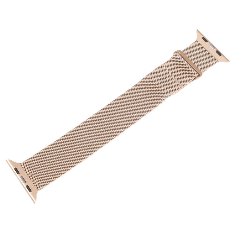 For Apple Watch SE 40mm Milanese Metal Magnetic Watch Band(Retro Gold) - Watch Bands by PMC Jewellery | Online Shopping South Africa | PMC Jewellery