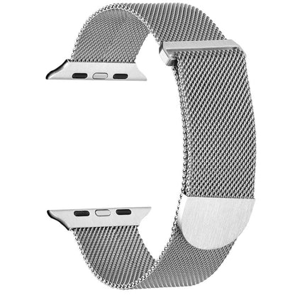 For Apple Watch 6 40mm Milanese Metal Magnetic Watch Band(Silver) - Watch Bands by PMC Jewellery | Online Shopping South Africa | PMC Jewellery