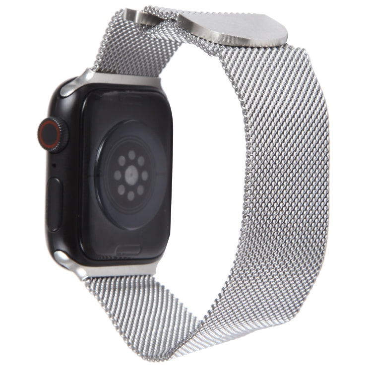 For Apple Watch 6 40mm Milanese Metal Magnetic Watch Band(Silver) - Watch Bands by PMC Jewellery | Online Shopping South Africa | PMC Jewellery