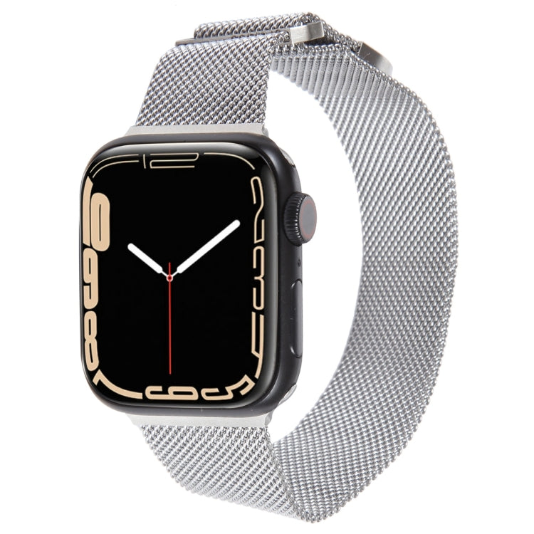 For Apple Watch 6 40mm Milanese Metal Magnetic Watch Band(Silver) - Watch Bands by PMC Jewellery | Online Shopping South Africa | PMC Jewellery