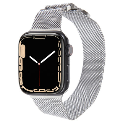 For Apple Watch 6 40mm Milanese Metal Magnetic Watch Band(Silver) - Watch Bands by PMC Jewellery | Online Shopping South Africa | PMC Jewellery