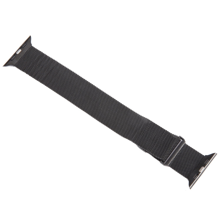 For Apple Watch 6 40mm Milanese Metal Magnetic Watch Band(Black) - Watch Bands by PMC Jewellery | Online Shopping South Africa | PMC Jewellery