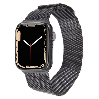 For Apple Watch 6 40mm Milanese Metal Magnetic Watch Band(Black) - Watch Bands by PMC Jewellery | Online Shopping South Africa | PMC Jewellery