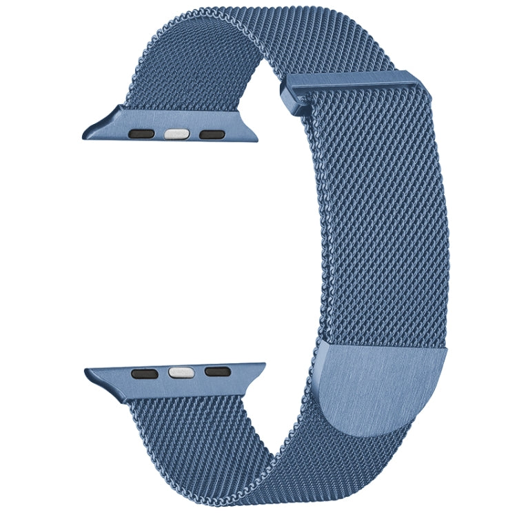 For Apple Watch 6 40mm Milanese Metal Magnetic Watch Band(Blue) - Watch Bands by PMC Jewellery | Online Shopping South Africa | PMC Jewellery