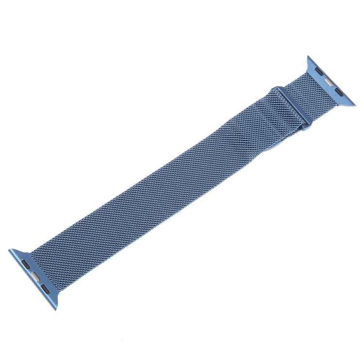 For Apple Watch 6 40mm Milanese Metal Magnetic Watch Band(Blue) - Watch Bands by PMC Jewellery | Online Shopping South Africa | PMC Jewellery