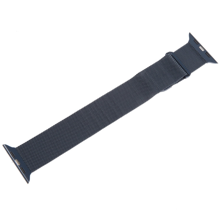 For Apple Watch 6 44mm Milanese Metal Magnetic Watch Band(Midnight Blue) - Watch Bands by PMC Jewellery | Online Shopping South Africa | PMC Jewellery