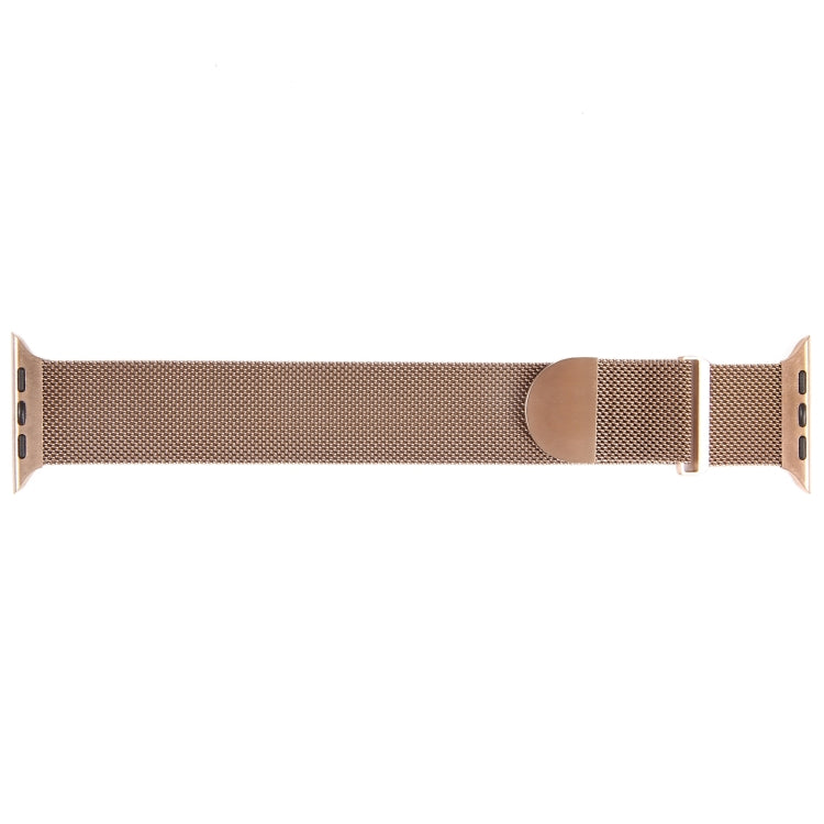 For Apple Watch 6 44mm Milanese Metal Magnetic Watch Band(Rose Gold) - Watch Bands by PMC Jewellery | Online Shopping South Africa | PMC Jewellery