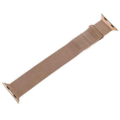 For Apple Watch 6 44mm Milanese Metal Magnetic Watch Band(Rose Gold) - Watch Bands by PMC Jewellery | Online Shopping South Africa | PMC Jewellery