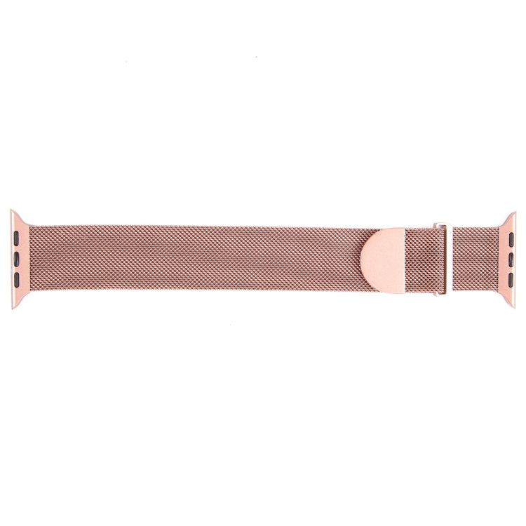 For Apple Watch 6 44mm Milanese Metal Magnetic Watch Band(Pink) - Watch Bands by PMC Jewellery | Online Shopping South Africa | PMC Jewellery