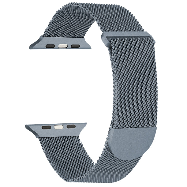 For Apple Watch 5 44mm Milanese Metal Magnetic Watch Band(Space Grey) - Watch Bands by PMC TechLife | Online Shopping South Africa | PMC TechLife