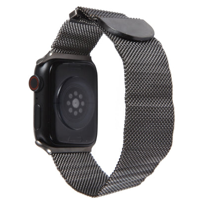 For Apple Watch 4 40mm Milanese Metal Magnetic Watch Band(Gunmetal) - Watch Bands by PMC Jewellery | Online Shopping South Africa | PMC Jewellery