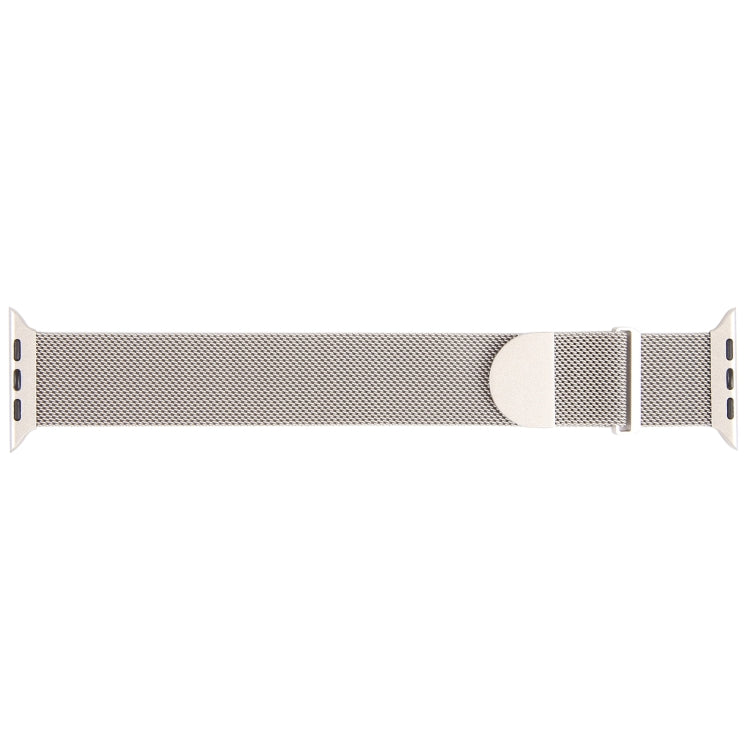 For Apple Watch 4 40mm Milanese Metal Magnetic Watch Band(Starlight) - Watch Bands by PMC Jewellery | Online Shopping South Africa | PMC Jewellery