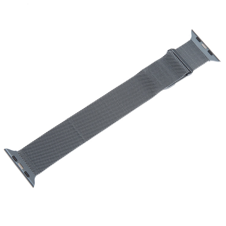 For Apple Watch 3 38mm Milanese Metal Magnetic Watch Band(Space Grey) - Watch Bands by PMC TechLife | Online Shopping South Africa | PMC TechLife