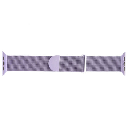 For Apple Watch 3 38mm Milanese Metal Magnetic Watch Band(Lavender Purple) - Watch Bands by PMC Jewellery | Online Shopping South Africa | PMC Jewellery