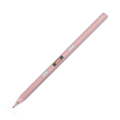 P10s Transparent Case Wireless Charging Stylus Pen for iPad 2018 or Later(Pink) - Stylus Pen by PMC Jewellery | Online Shopping South Africa | PMC Jewellery