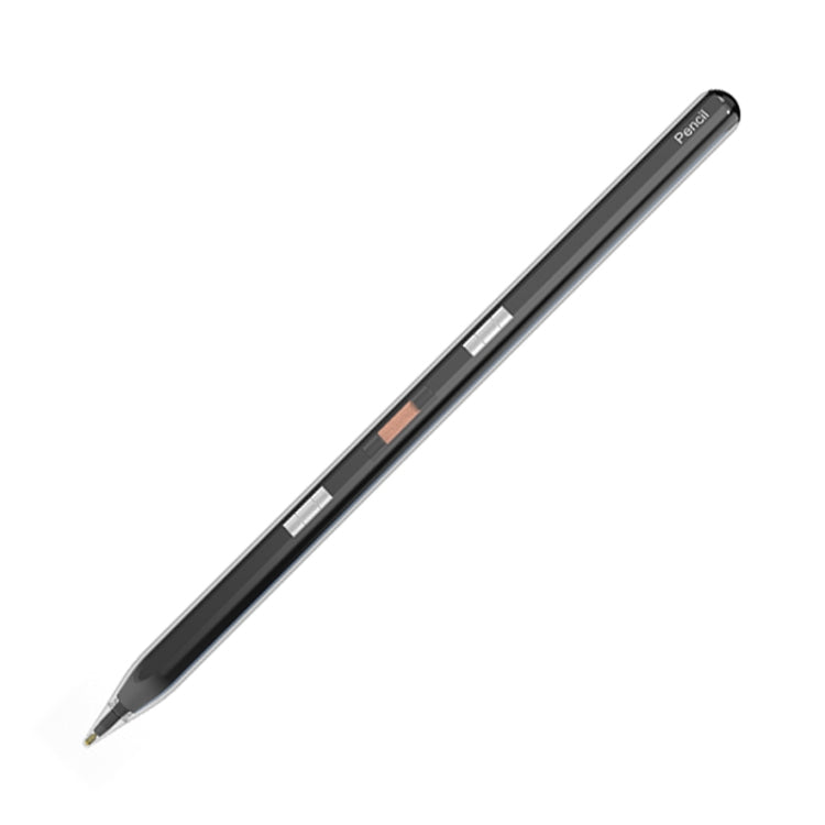 P10s Transparent Case Wireless Charging Stylus Pen for iPad 2018 or Later(Black) - Stylus Pen by PMC Jewellery | Online Shopping South Africa | PMC Jewellery