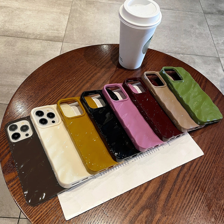 For iPhone 14 /13 Solid Color Wave Texture TPU Phone Case(Green) - iPhone 14 Cases by PMC TechLife | Online Shopping South Africa | PMC TechLife