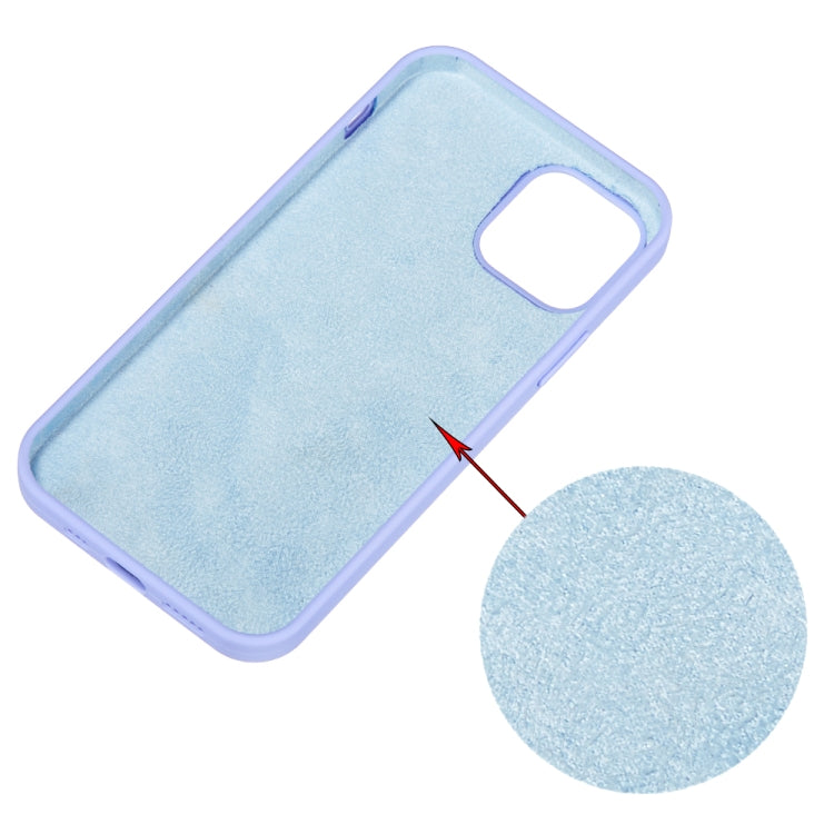 For iPhone 15 Plus Solid Color Silicone Phone Case(Purple) - iPhone 15 Plus Cases by PMC TechLife | Online Shopping South Africa | PMC TechLife
