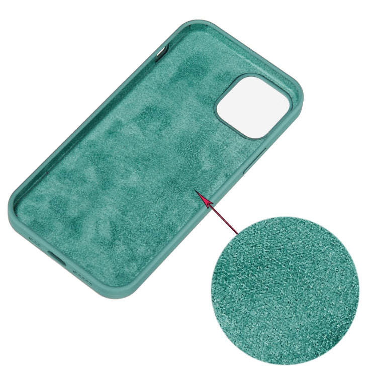 For iPhone 15 Plus Solid Color Silicone Phone Case(Pine Needle Green) - iPhone 15 Plus Cases by PMC TechLife | Online Shopping South Africa | PMC TechLife