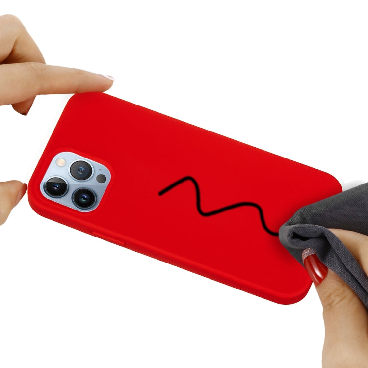 For iPhone 15 Pro Solid Color Silicone Phone Case(Red) - iPhone 15 Pro Cases by PMC TechLife | Online Shopping South Africa | PMC TechLife