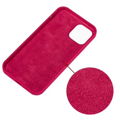 For iPhone 15 Pro Max Solid Color Silicone Phone Case(Rose Red) - iPhone 15 Pro Max Cases by PMC Jewellery | Online Shopping South Africa | PMC Jewellery