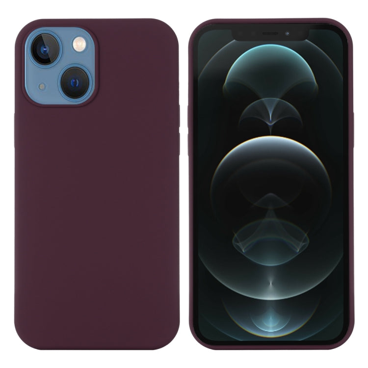 For iPhone 15 Shockproof Silicone Magsafe Phone Case(Plum Color) - iPhone 15 Cases by PMC Jewellery | Online Shopping South Africa | PMC Jewellery