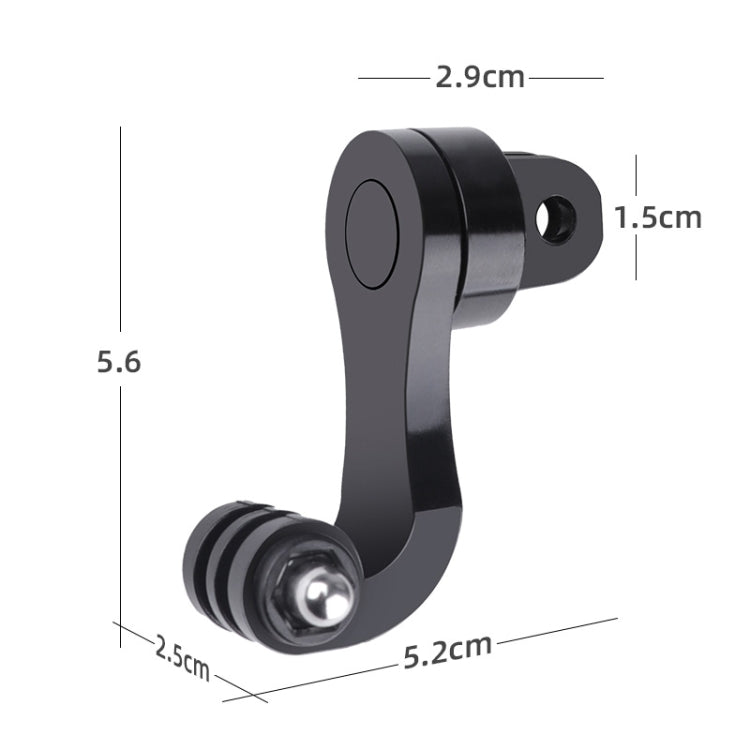360 Rotation J-Hook Buckle Mount Adapter(Black) - Connection Mount by PMC TechLife | Online Shopping South Africa | PMC TechLife