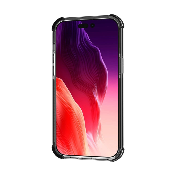 For iPhone 15 Pro Max Four-corner Shockproof TPU + Acrylic Phone Case(Black) - iPhone 15 Pro Max Cases by PMC TechLife | Online Shopping South Africa | PMC TechLife