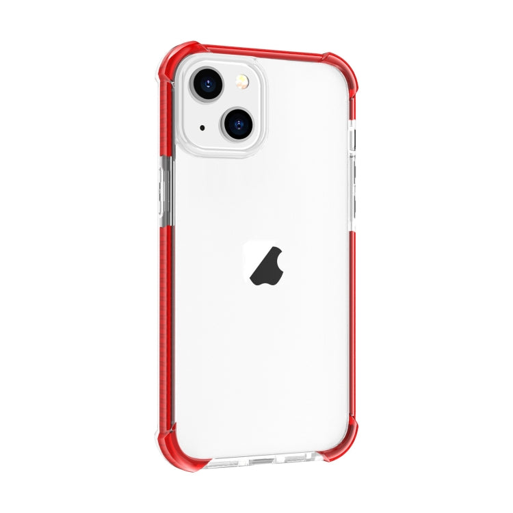 For iPhone 15 Plus Four-corner Shockproof TPU + Acrylic Phone Case(Red) - iPhone 15 Plus Cases by PMC TechLife | Online Shopping South Africa | PMC TechLife