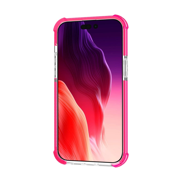 For iPhone 15 Four-corner Shockproof TPU + Acrylic Phone Case(Pink) - iPhone 15 Cases by PMC Jewellery | Online Shopping South Africa | PMC Jewellery