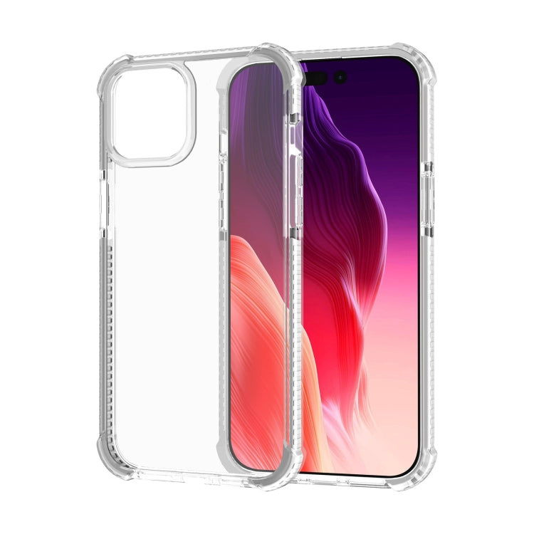 For iPhone 15 Four-corner Shockproof TPU + Acrylic Phone Case(Transparent) - iPhone 15 Cases by PMC TechLife | Online Shopping South Africa | PMC TechLife