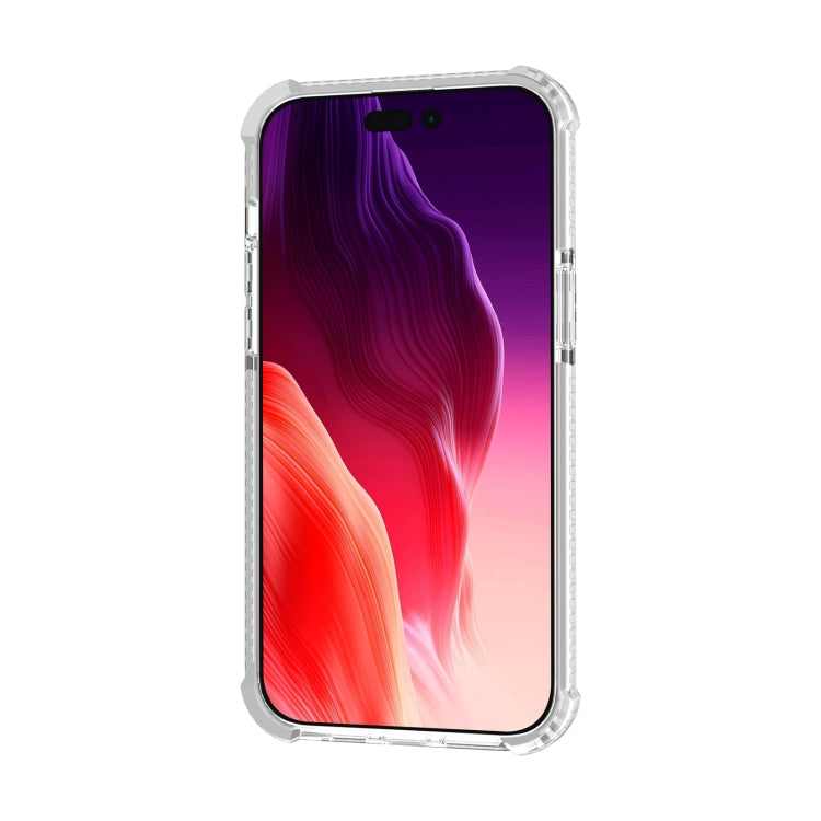 For iPhone 15 Four-corner Shockproof TPU + Acrylic Phone Case(Transparent) - iPhone 15 Cases by PMC TechLife | Online Shopping South Africa | PMC TechLife
