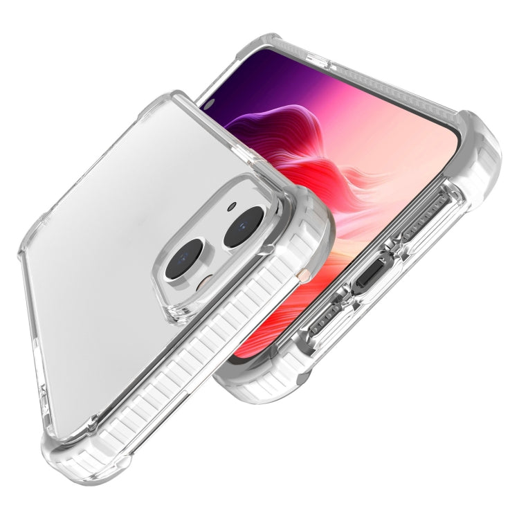 For iPhone 15 Four-corner Shockproof TPU + Acrylic Phone Case(Transparent) - iPhone 15 Cases by PMC TechLife | Online Shopping South Africa | PMC TechLife