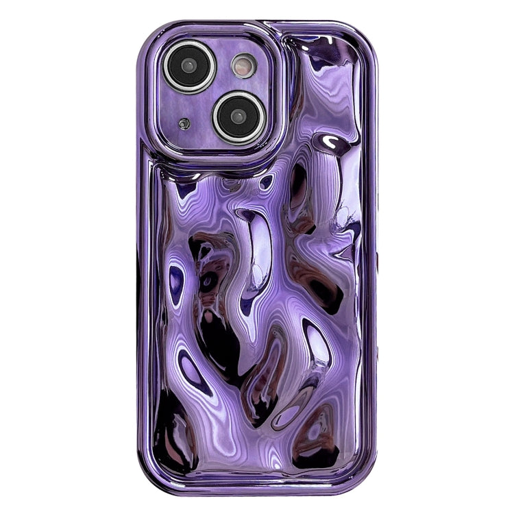 For iPhone 13 Electroplating Meteorite Texture TPU Phone Case(Purple) - iPhone 13 Cases by PMC Jewellery | Online Shopping South Africa | PMC Jewellery